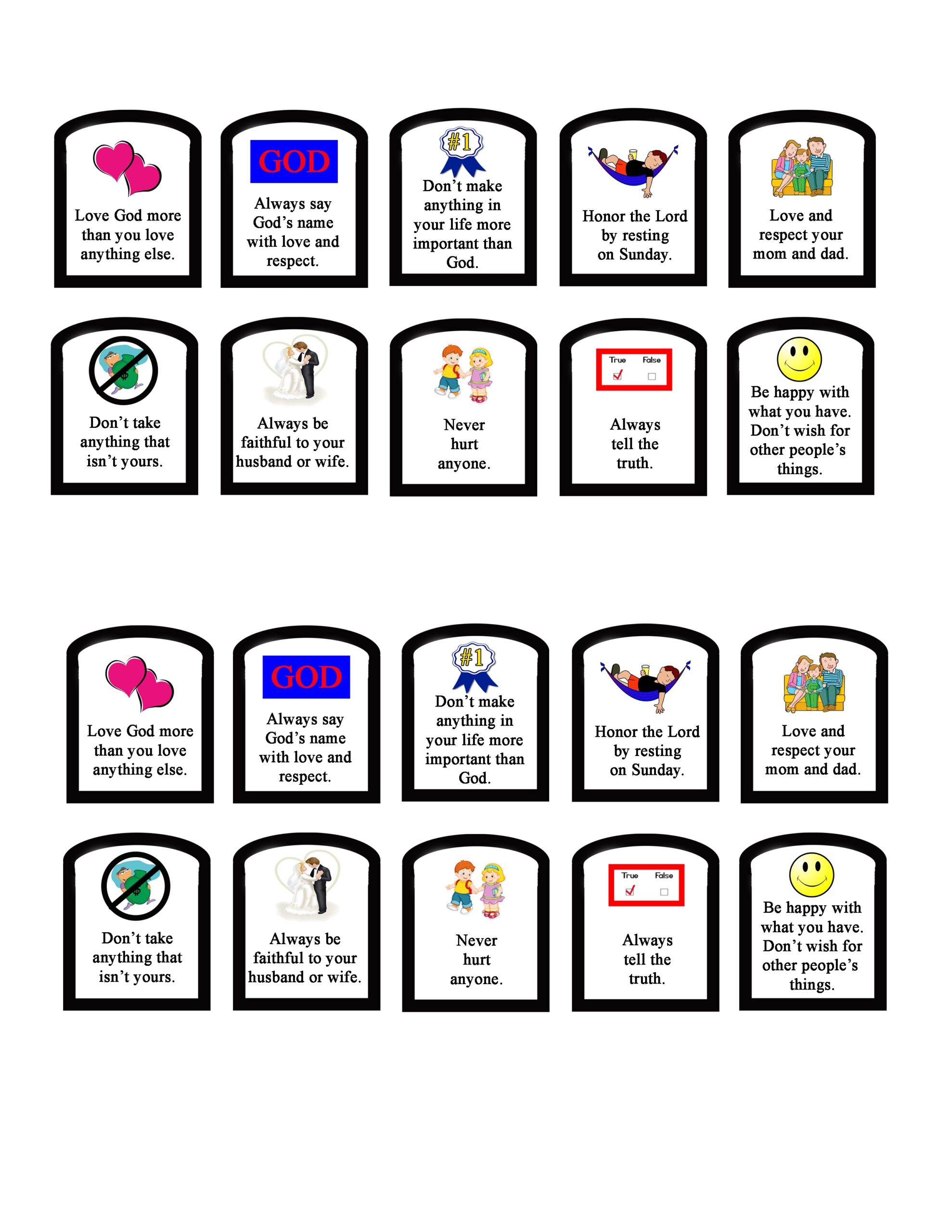 10 Commandments Adventures In Children s Ministry