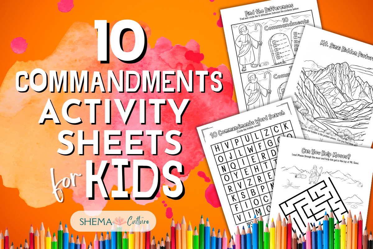 Free Printable 10 Commandments For Preschoolers