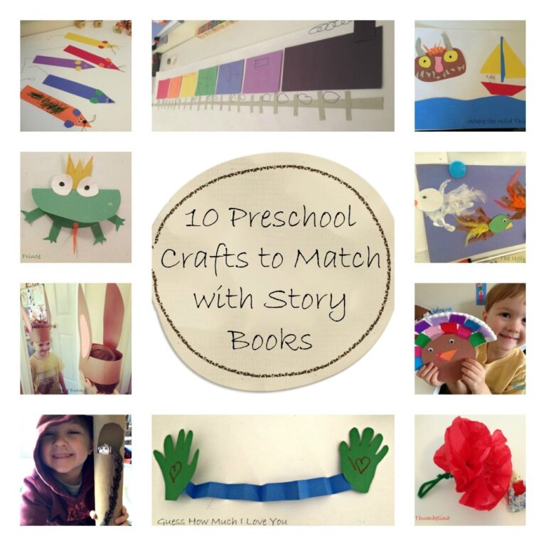 10 Preschool Books And Craft Ideas