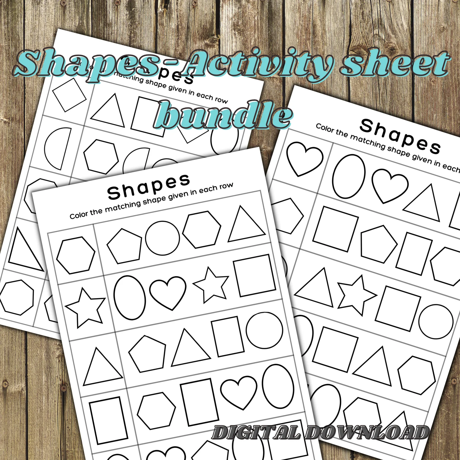 10 Printable Shape Activity Worksheets For Preschool Kindergarten Elementary School And Home School Kids Worksheets For Kids Age 3 5 Payhip 10 Printable Shape Activity Worksheets For Preschool Kindergarten Elementary School And Home School Kids Worksheets For Kids Age 3 5 Payhip