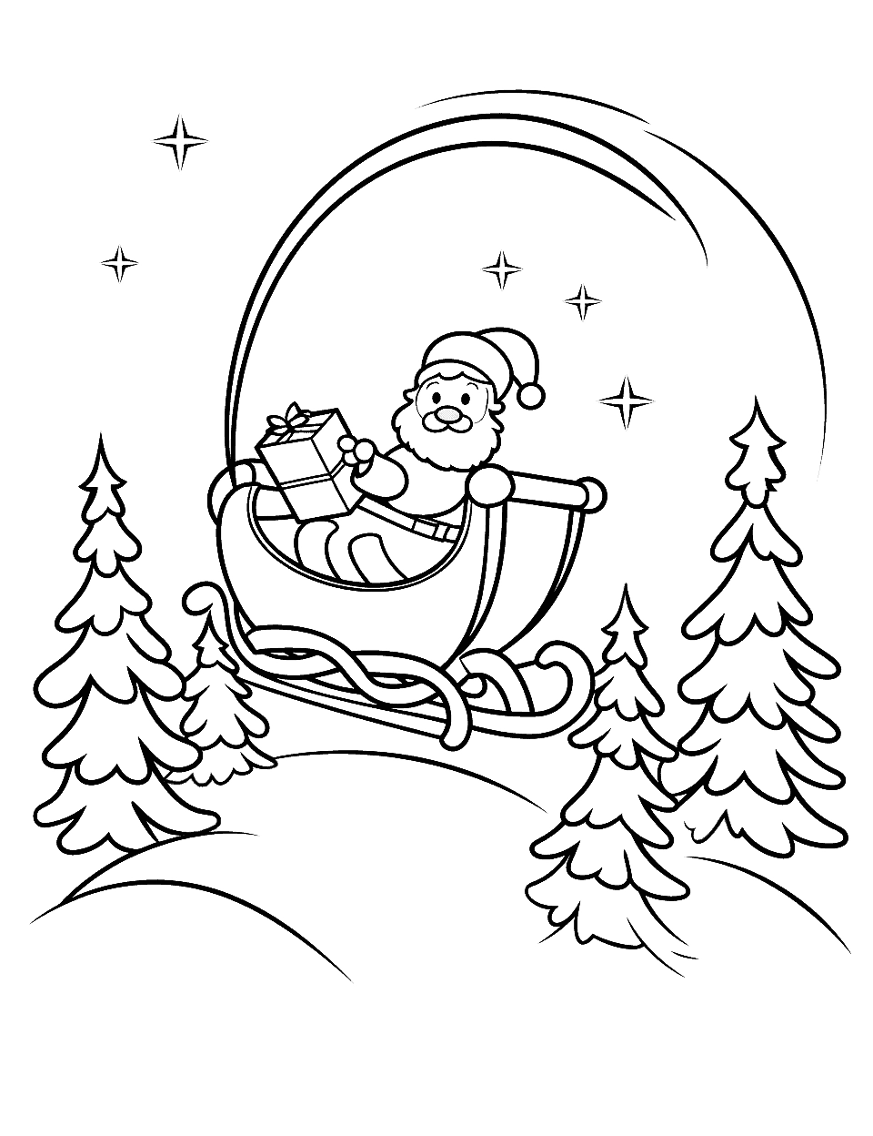 100 Christmas Coloring Pages Printable Sheets