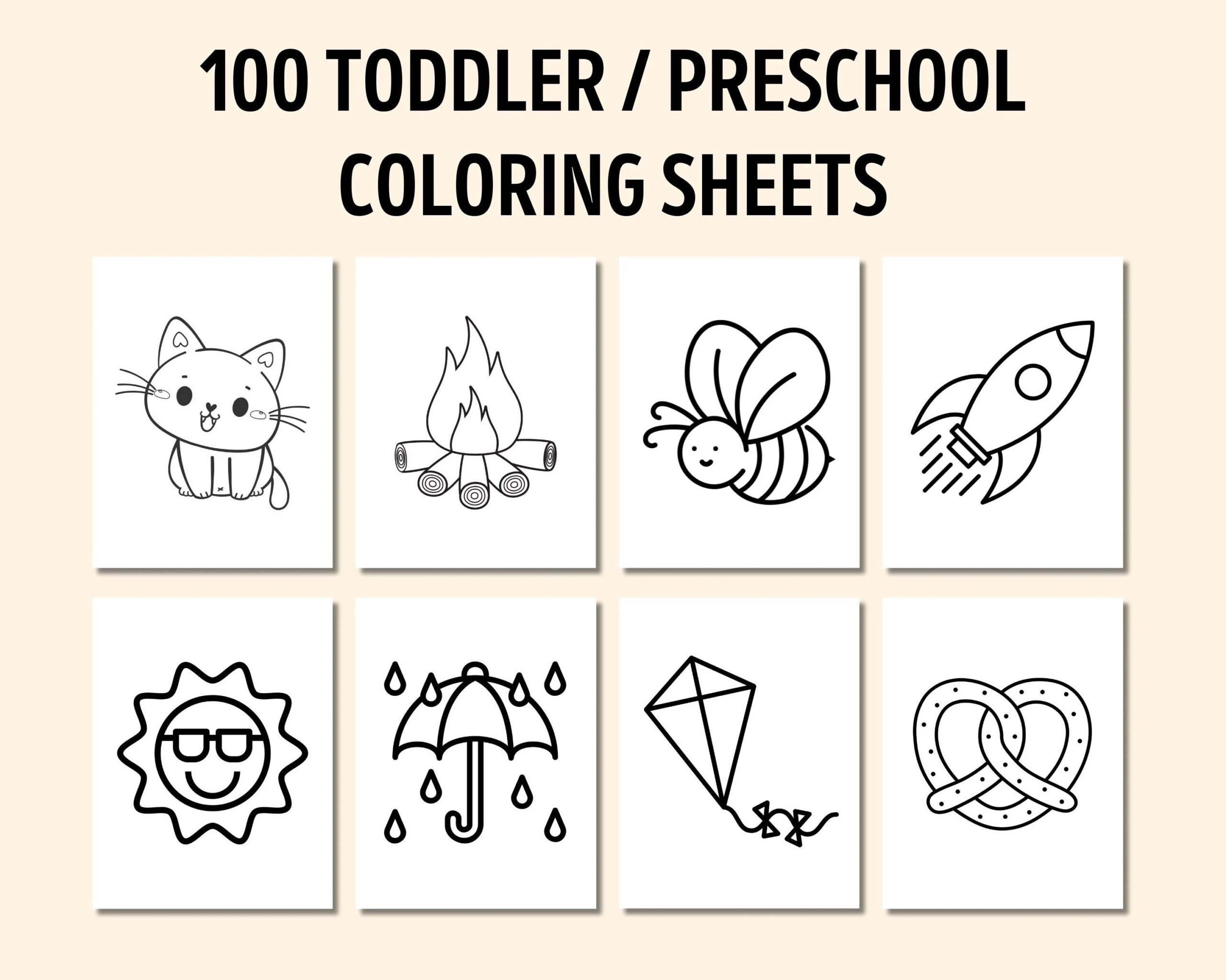 100 Printable Preschool Coloring Toddler Coloring Toddler 100 Printable Preschool Coloring Toddler Coloring Toddler