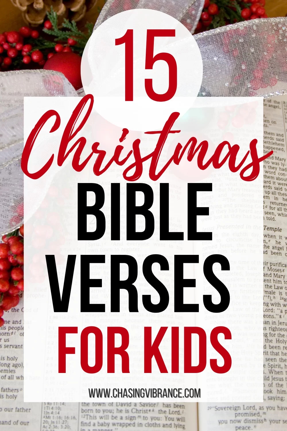 15 Beautiful Christmas Bible Verses For Your Kids Chasing Vibrance