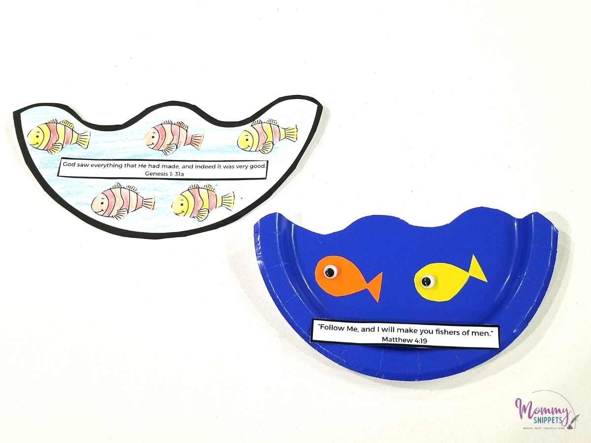 2 Simple Sunday School Crafts Easy Fish Crafts With Bible Verses 2 Simple Sunday School Crafts Easy Fish Crafts With Bible Verses