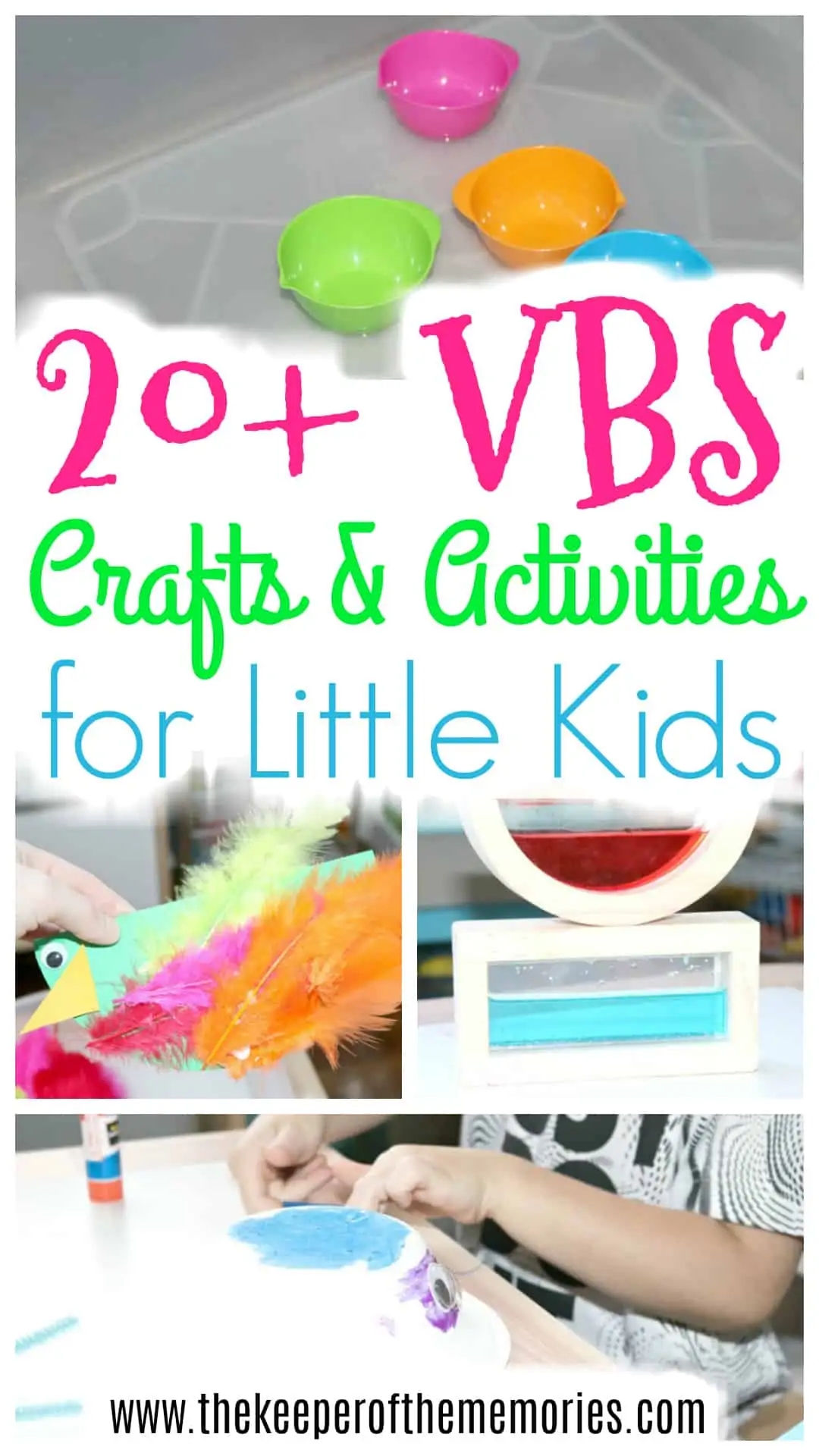 20 VBS Crafts U0026 Activities For Little Kids The Keeper Of The Memories
