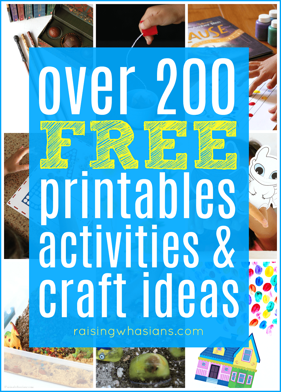 200 FREE Kids Printables U0026 Craft Ideas Raising Whasians