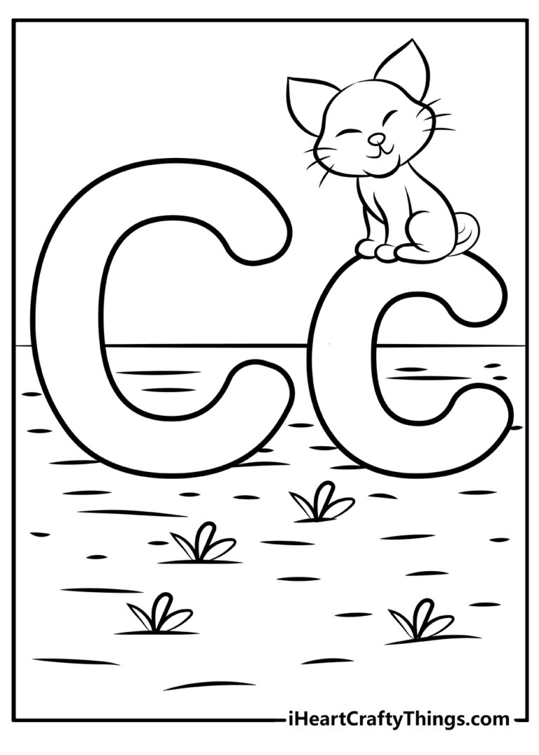 25 Alphabet Coloring Pages 100 Free Printables 