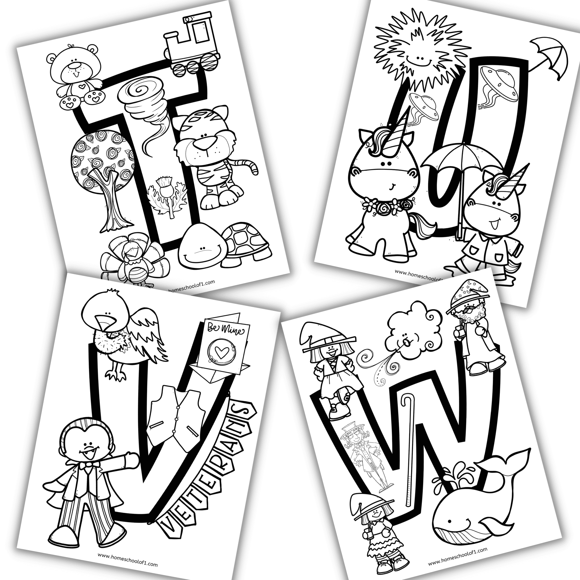 26 Alphabet Coloring Pages Have Fun Learning Letters From A Z