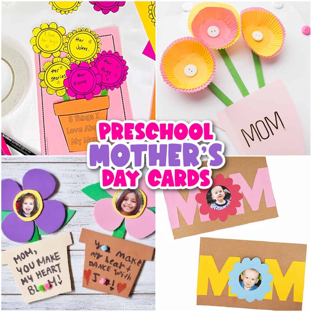 28 Cutest Preschool Mothers Day Cards Ever The Primary Parade