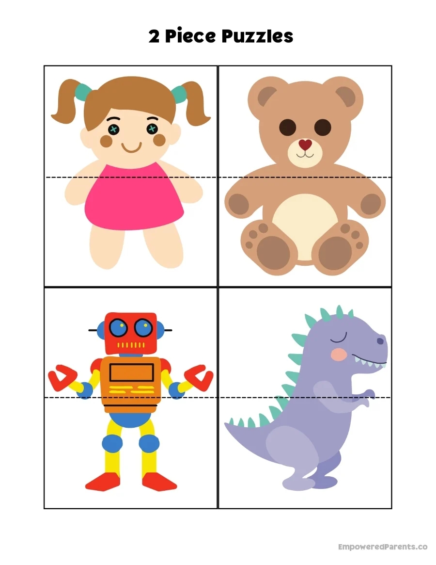 28 Printable Puzzles For Toddlers And Preschoolers PDF Empowered Parents