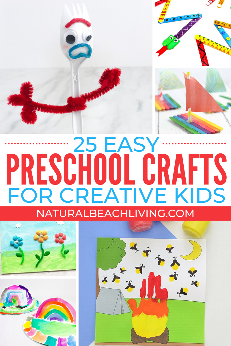 30 Easy Preschool Crafts For Home Or Classroom Natural Beach Living 30 Easy Preschool Crafts For Home Or Classroom Natural Beach Living