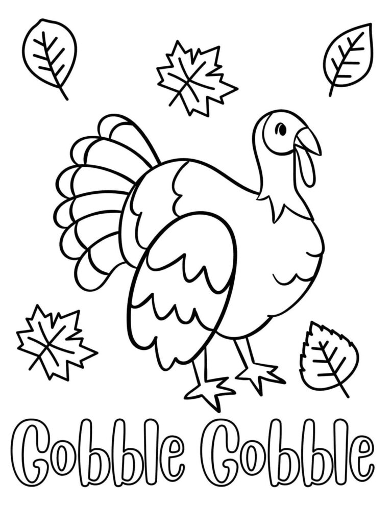 30 Free Thanksgiving Turkey Coloring Pages For Kids Prudent Penny Pincher