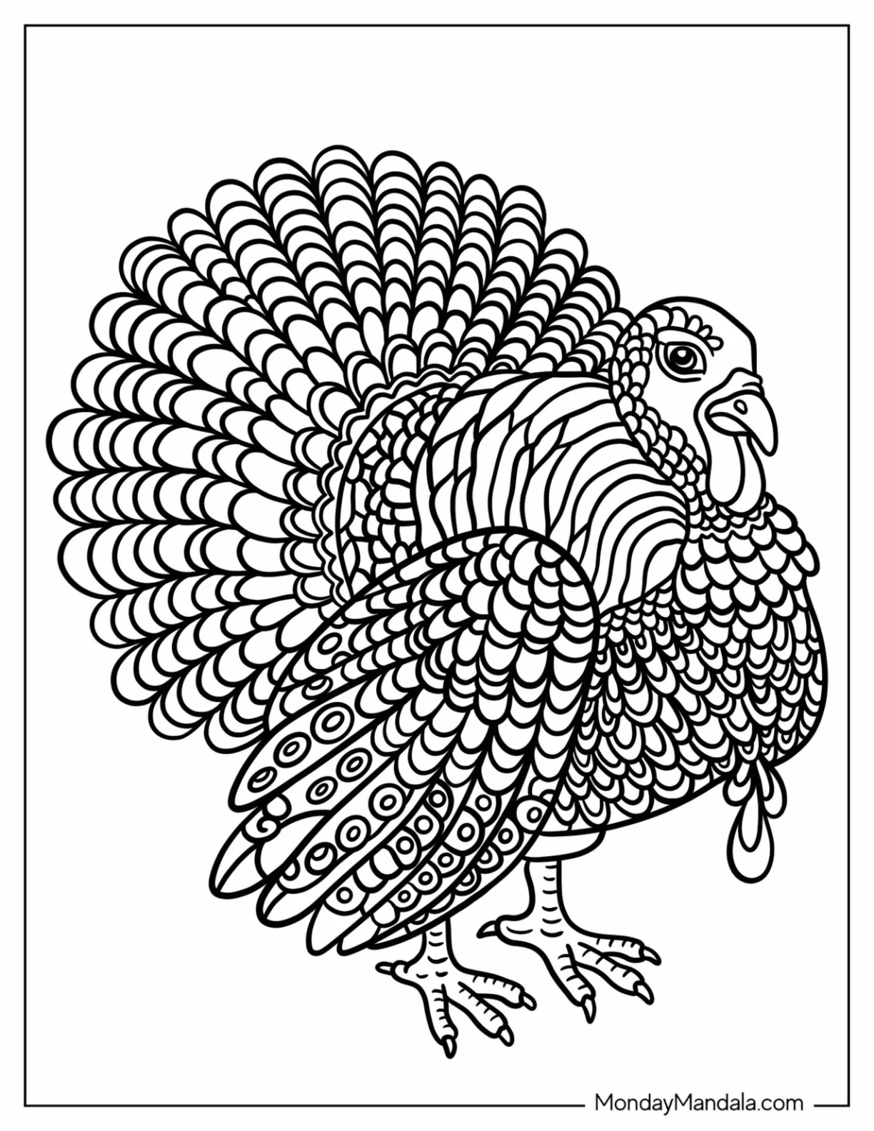 32 Turkey Coloring Pages Free PDF Printables 32 Turkey Coloring Pages Free PDF Printables