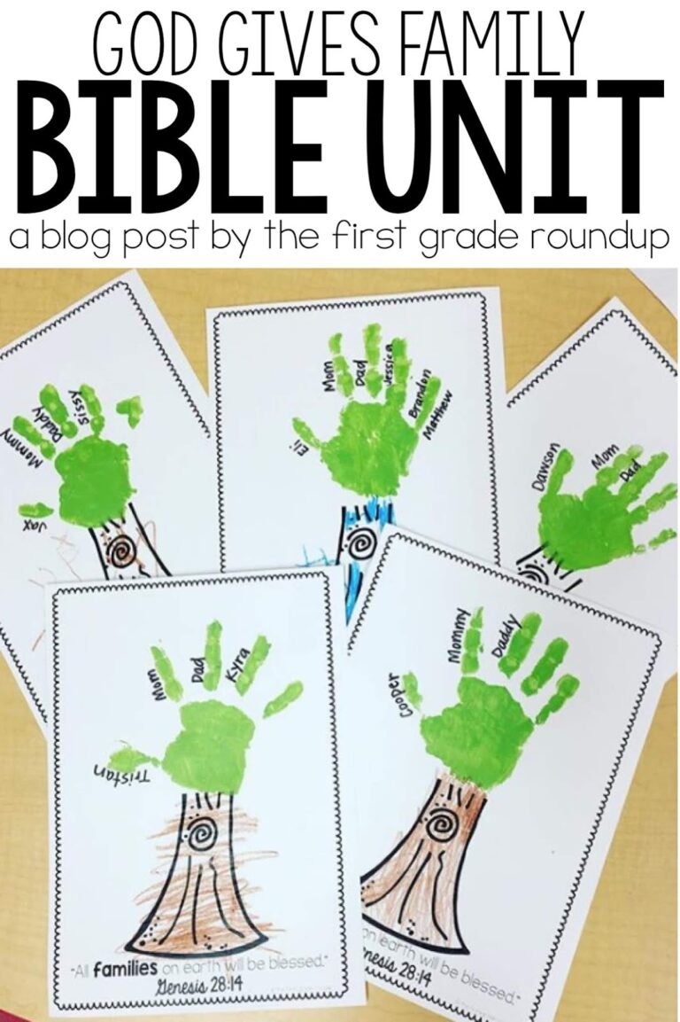 4 Families Of The Bible Preschool ACtivities U0026 Crafts The First 
