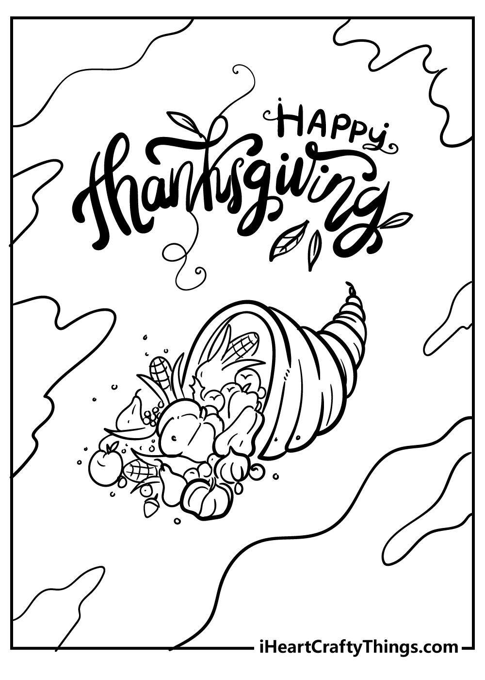 40 Thanksgiving Coloring Pages Printable Free PDF For Kids 