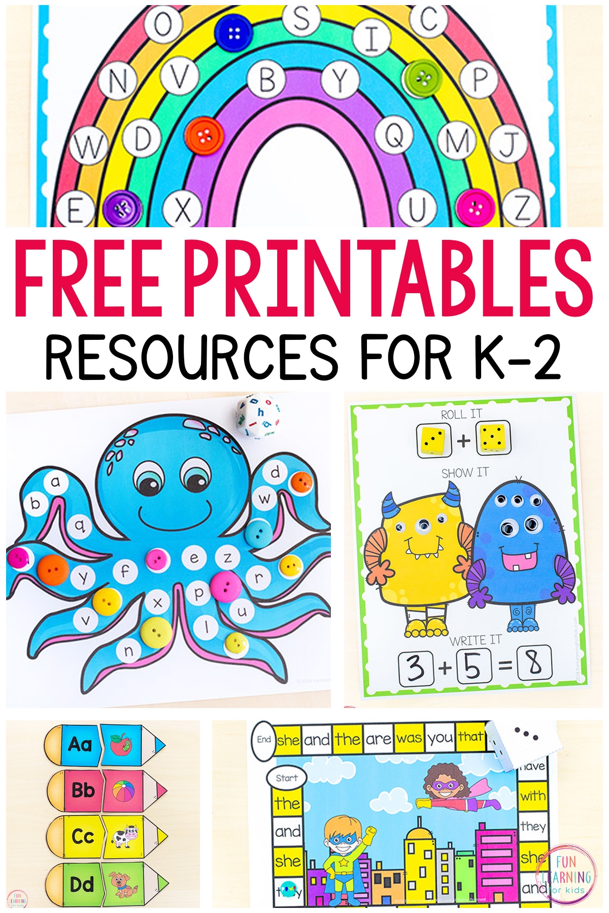 Preschool Print Outs