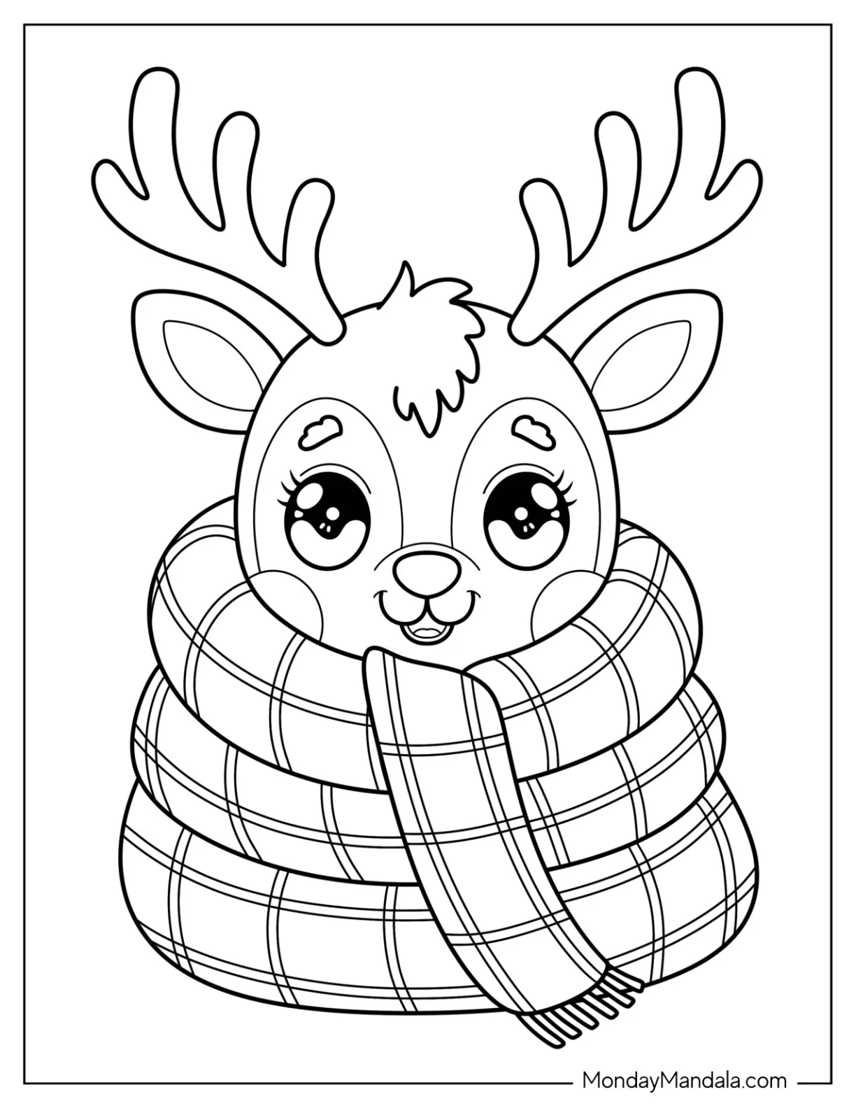 Christmas Colouring Sheets For Preschoolers