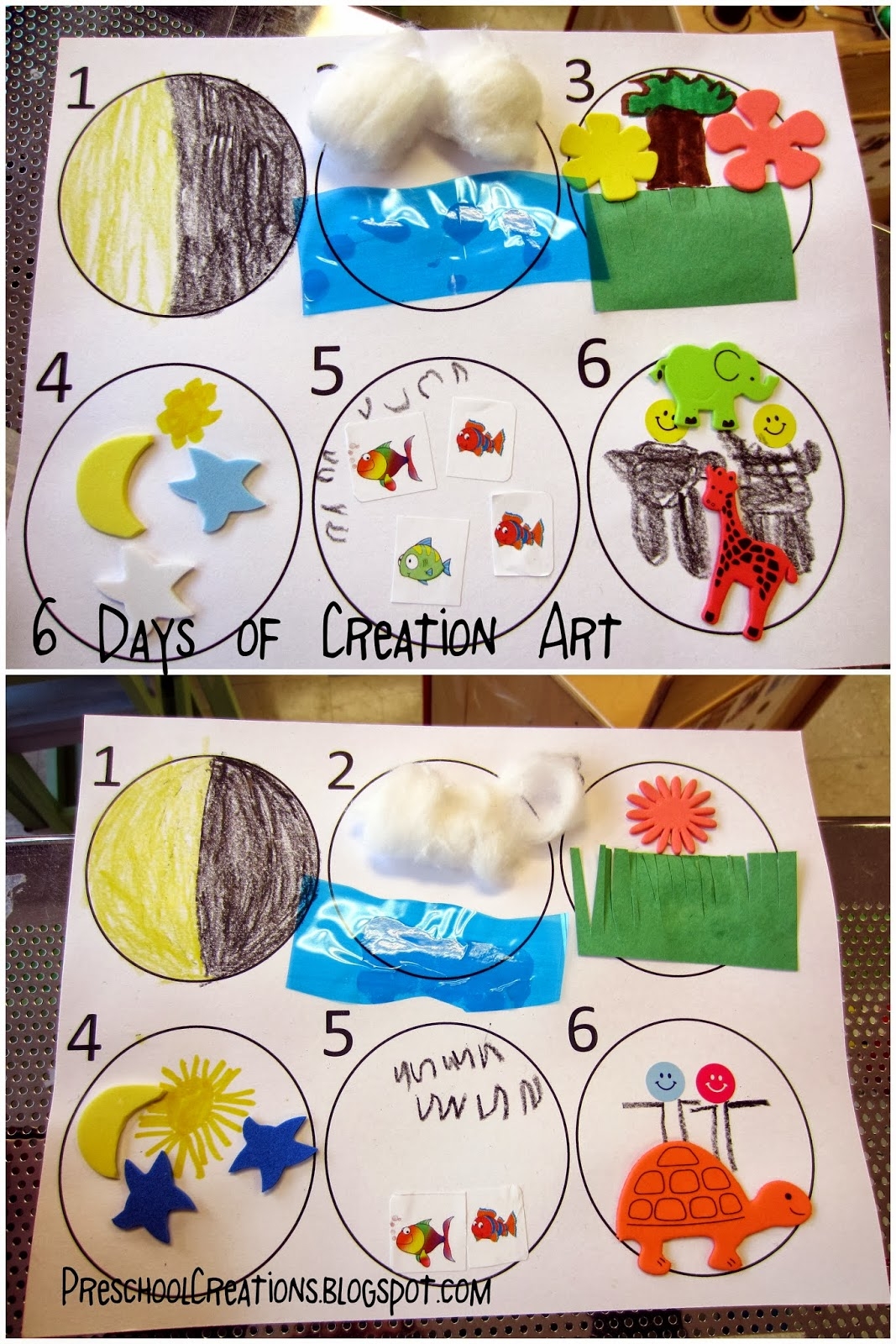 6 DAYS OF CREATION ACTIVITIES