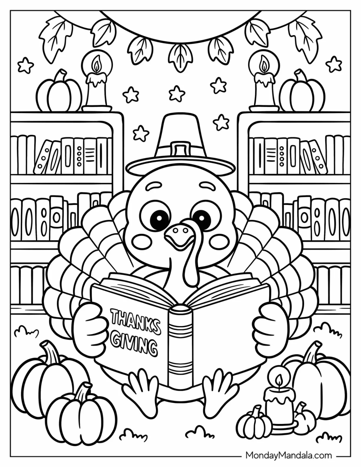 Thanksgiving Coloring Page Preschool
