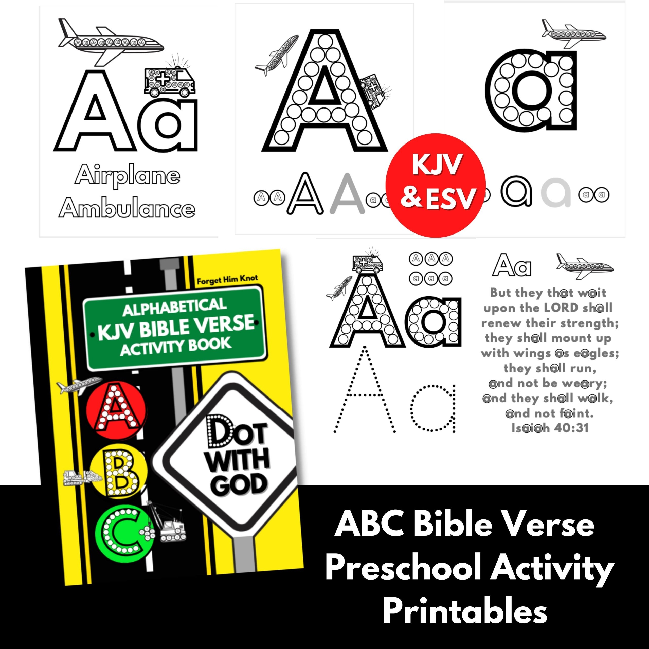 ABC Bible Verse Activity Printables For Preschool Vehicles Forget Him Knot ABC Bible Verse Activity Printables For Preschool Vehicles Forget Him Knot