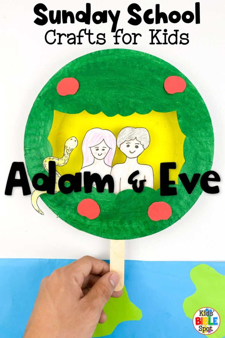Adam And Eve Paper Plate Craft Kidsbiblespot
