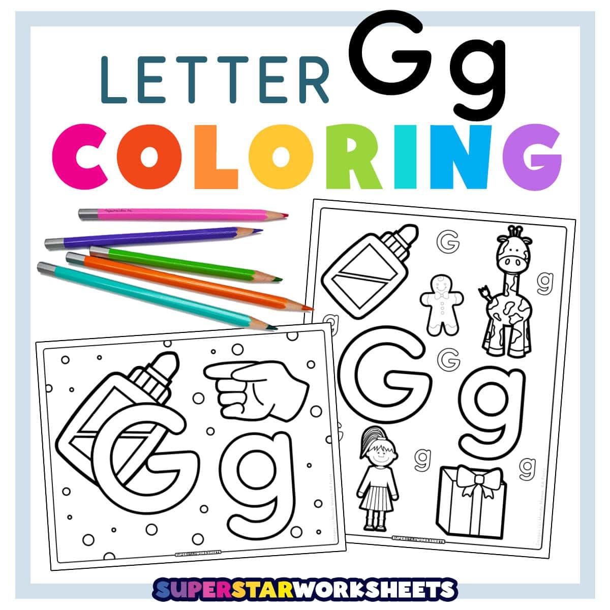 Preschool Abc Coloring Pages