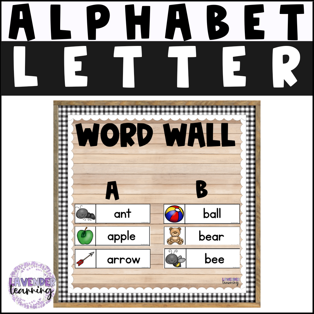 Alphabet Letter Sounds Word Wall Cards W Pictures For Preschool U0026 Kindergarten Made By Teachers