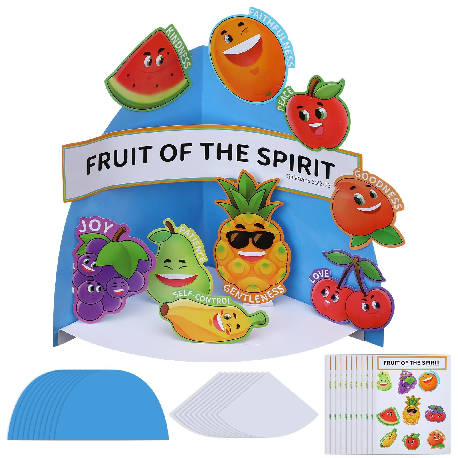Amazon 24 Sets Fruit Of The Spirit Craft Kit Sunday School 