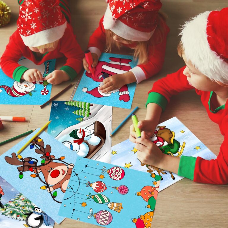 Amazon COCHIE 36PCS 8x10 Inches Christmas Coloring Pages For 