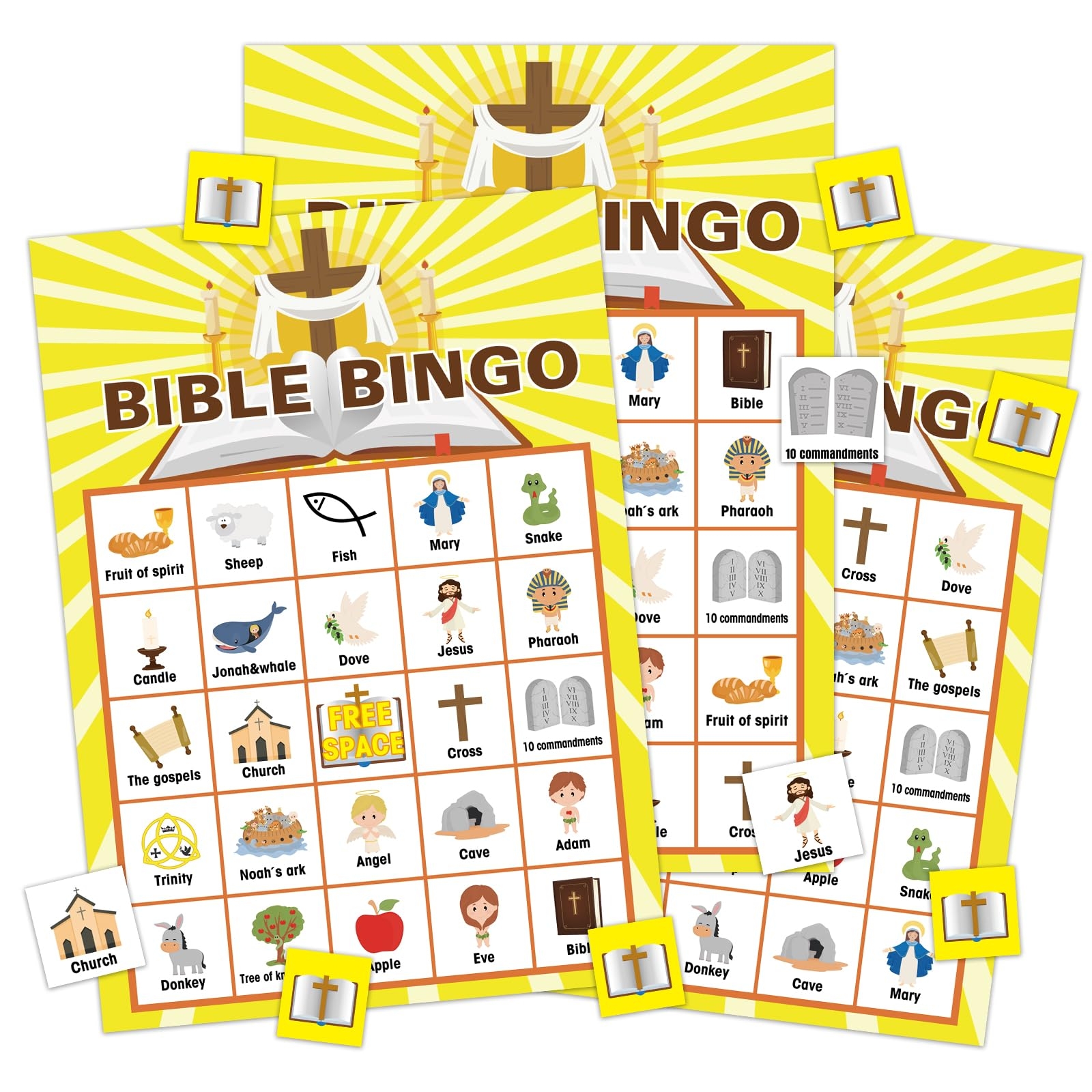 Printable Bible Bingo For Preschool Printable Bible Bingo For Preschool