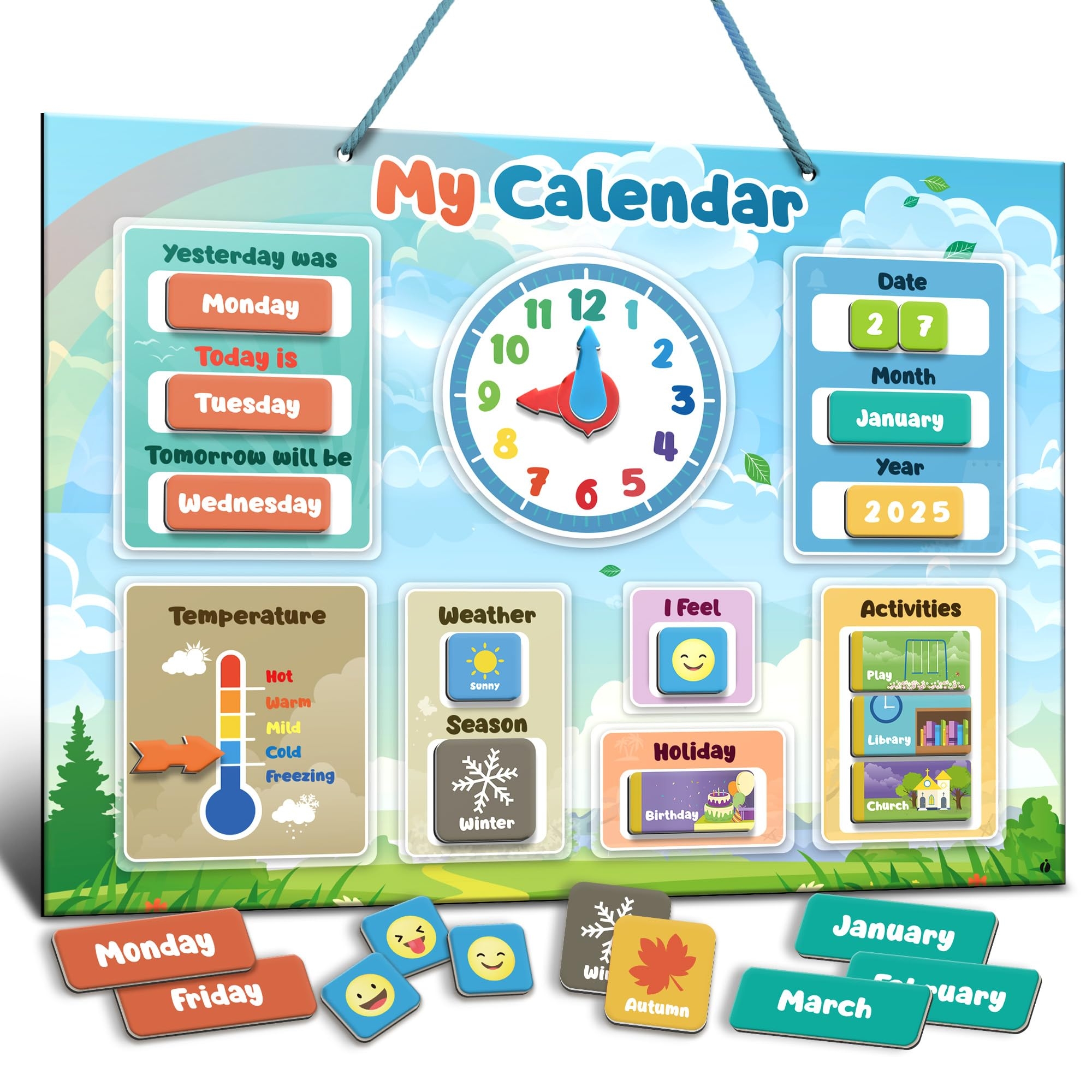 Preschool Calendar Months
