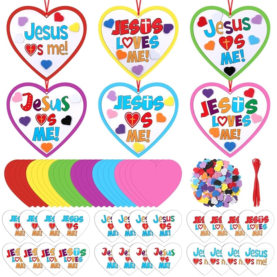 Amazon Syhood 24 Sets VBS Sunday School Crafts Jesus Loves Me 