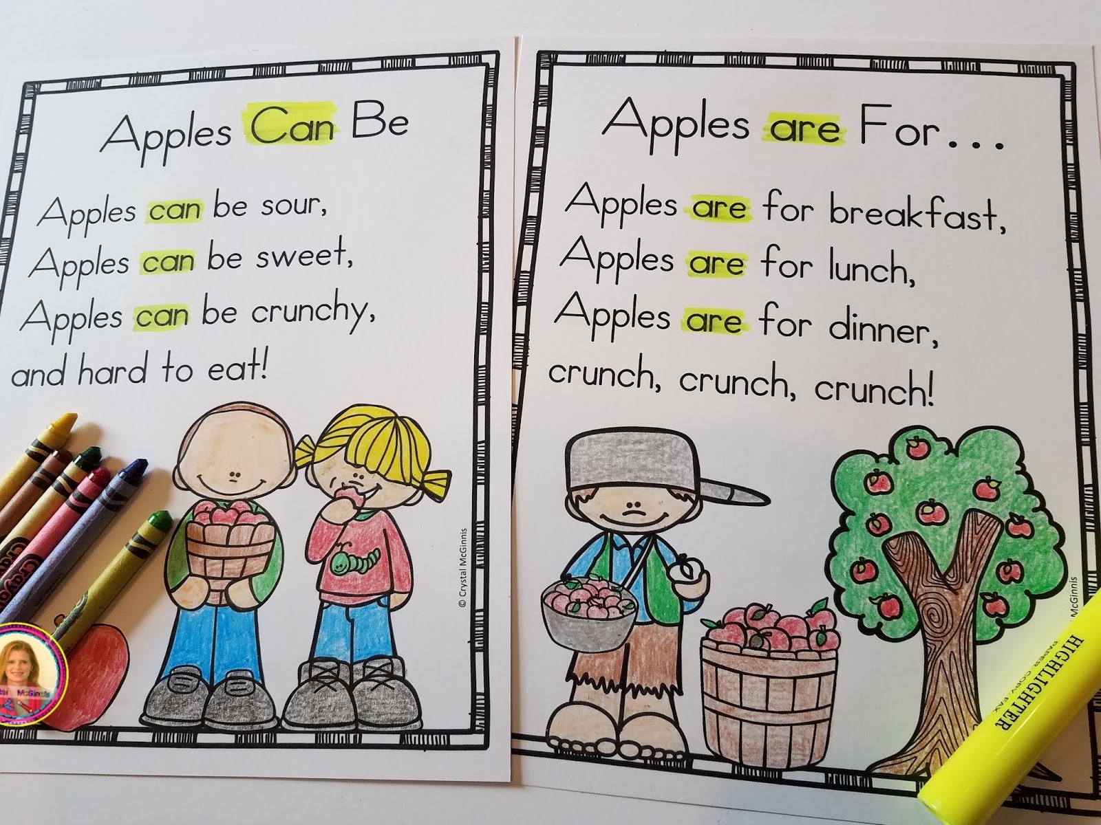 Apple Poem For Preschool