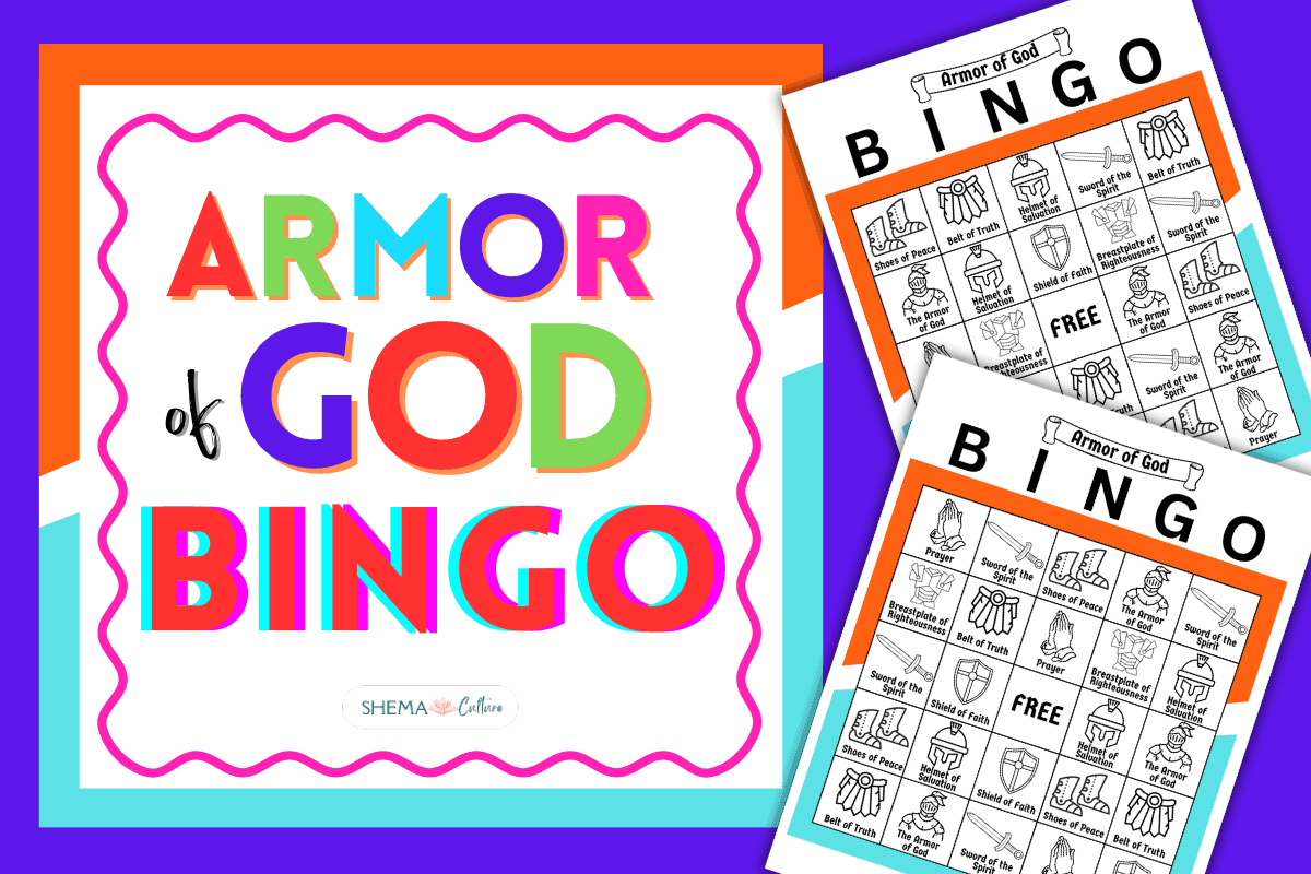 Armor Of God BINGO FREE Printable Bible BINGO Game Armor Of God BINGO FREE Printable Bible BINGO Game