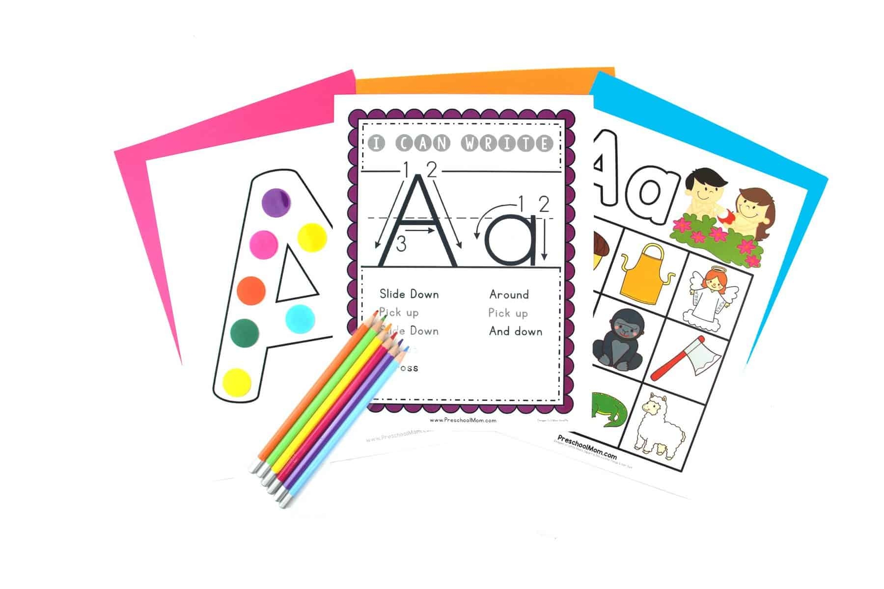 Bible ABC Printables Christian Preschool Printables