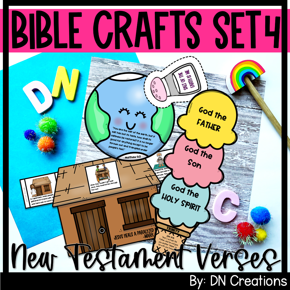 Bible Craft Set 4 New Testament Bible Crafts Sunday School Crafts Made By Teachers Bible Craft Set 4 New Testament Bible Crafts Sunday School Crafts Made By Teachers