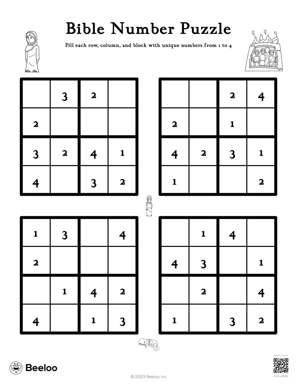 Bible Number Puzzle Beeloo Printable Crafts And Activities For Kids Bible Number Puzzle Beeloo Printable Crafts And Activities For Kids