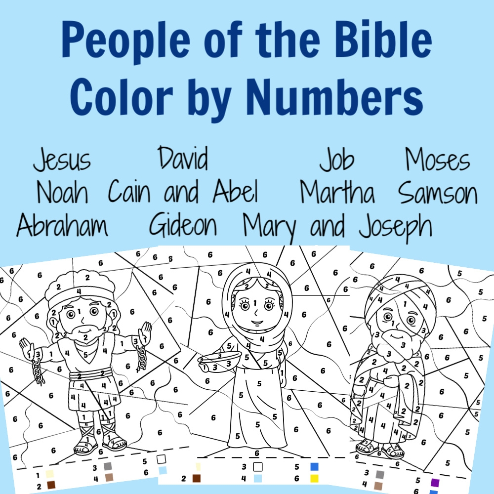 Free Bible Printables For Preschool