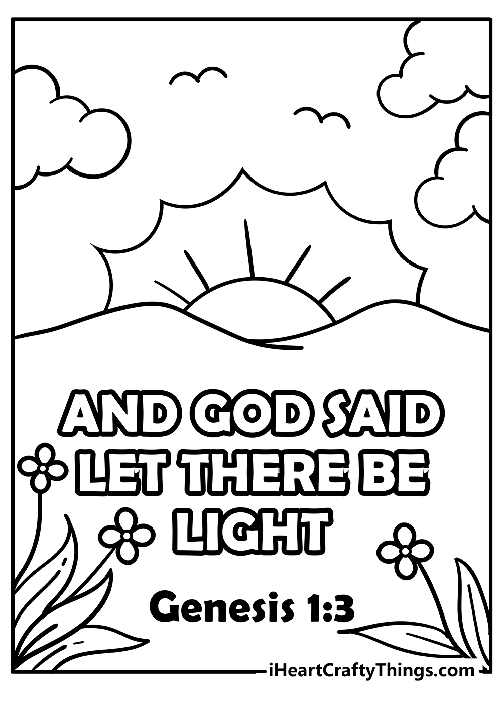 Preschool Bible Coloring Sheets