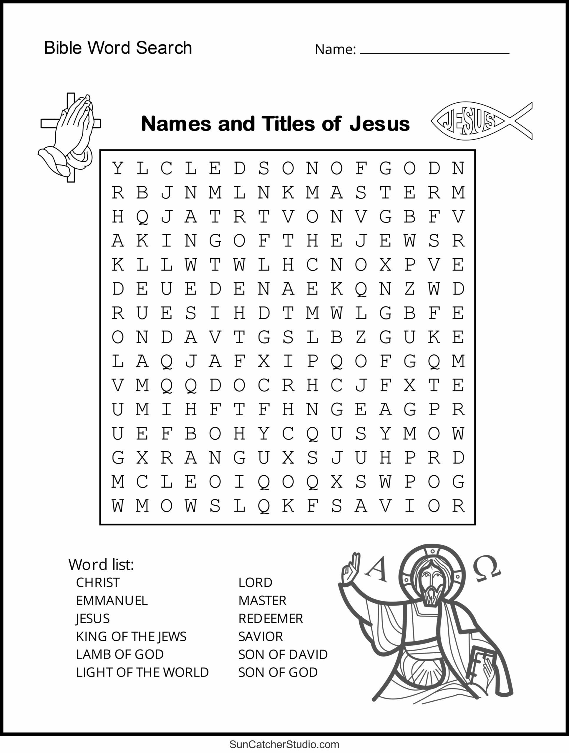 Bible Word Search Free Printable Christian Puzzles Free Bible Word Search Free Printable Christian Puzzles Free