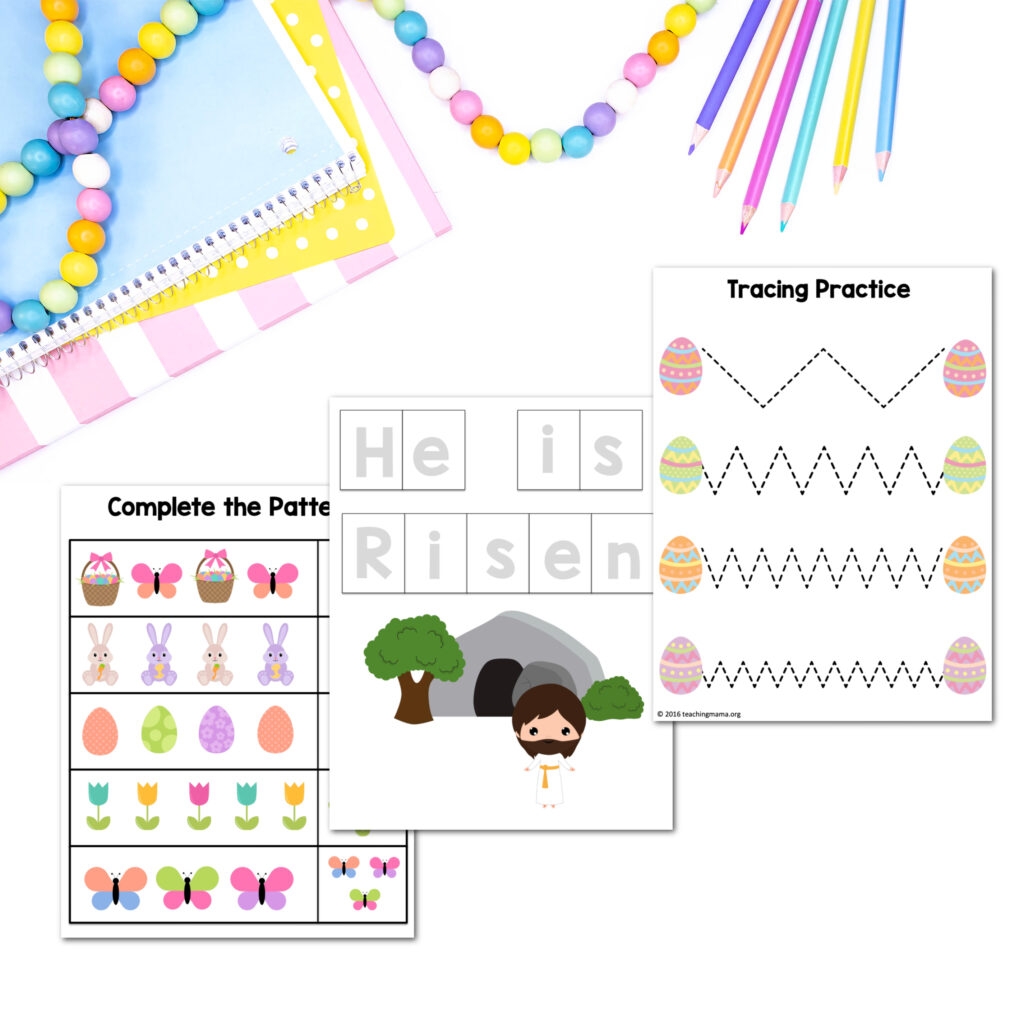 Christ Centered Easter Printables For Preschoolers Christ Centered Easter Printables For Preschoolers