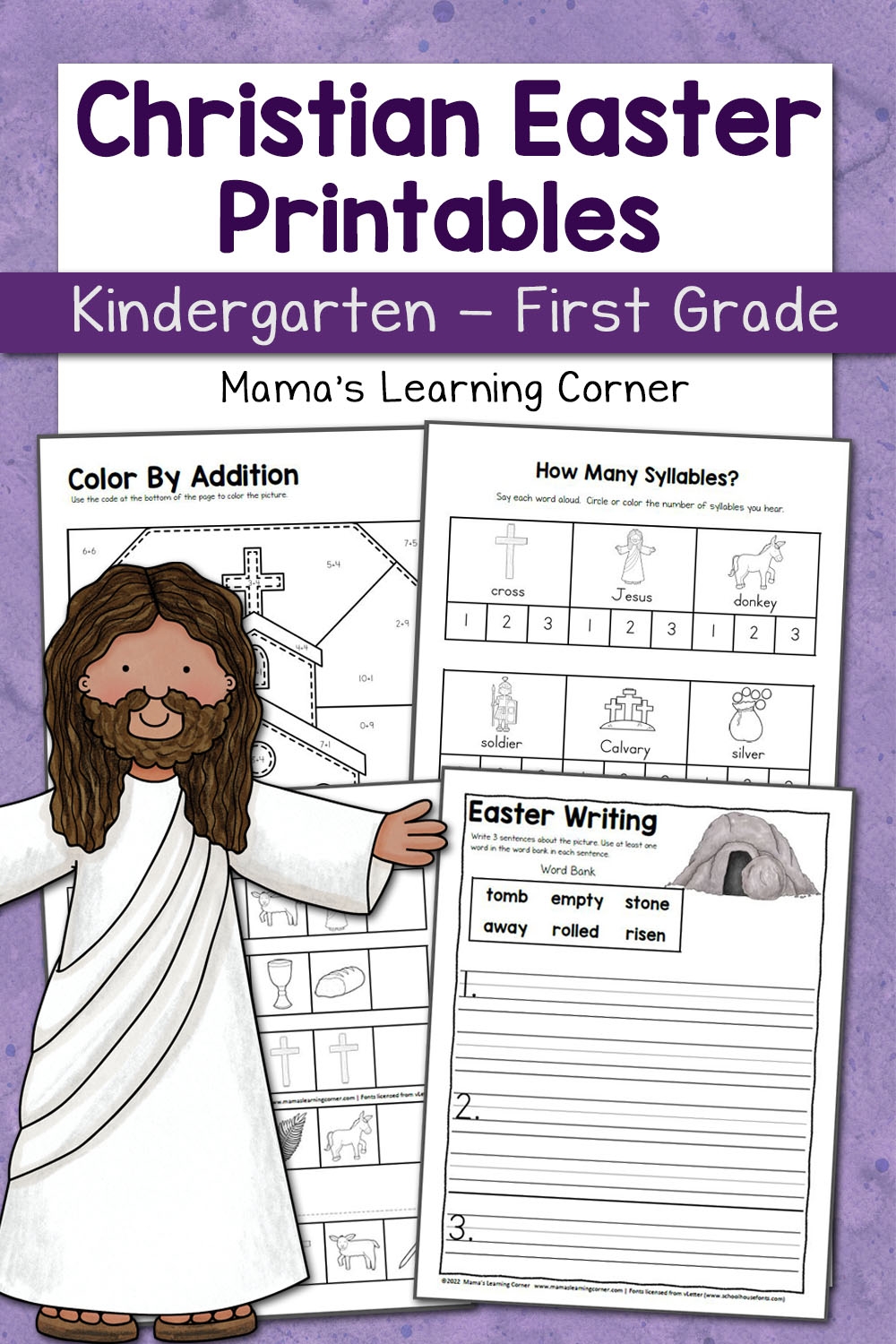 Christian Easter Worksheets For Kindergarten And 1st Grade Mamas Learning Corner Christian Easter Worksheets For Kindergarten And 1st Grade Mamas Learning Corner