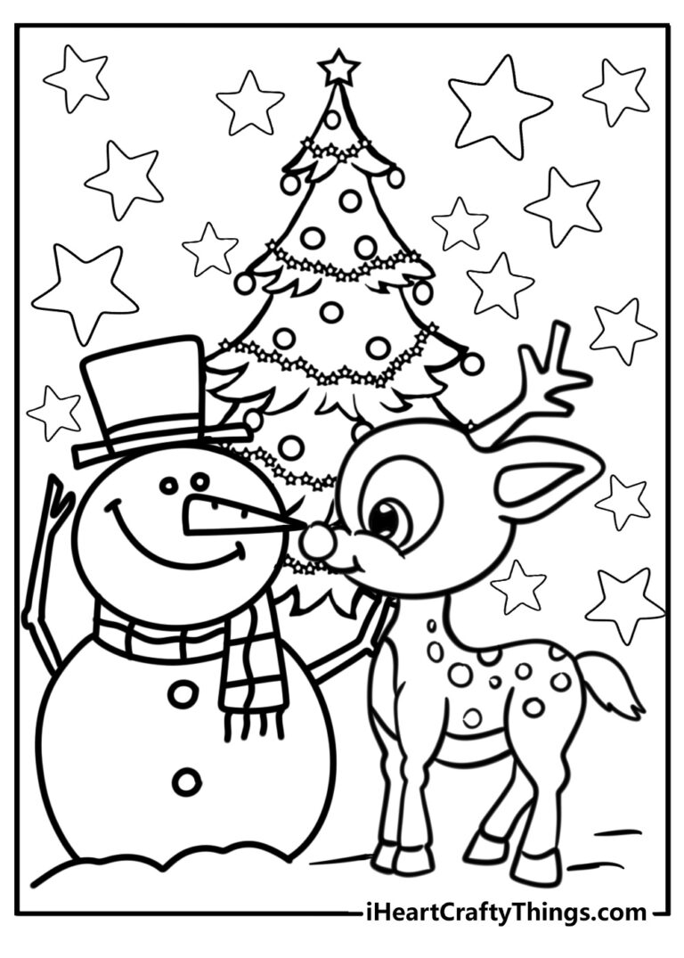 Christmas Coloring Pages 700 Free Holiday Printable Sheets