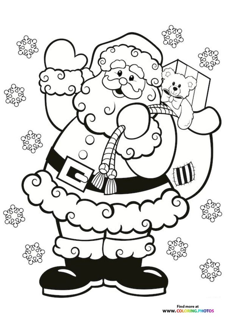 Christmas Coloring Pages For Kids Free And Easy Print Or Download