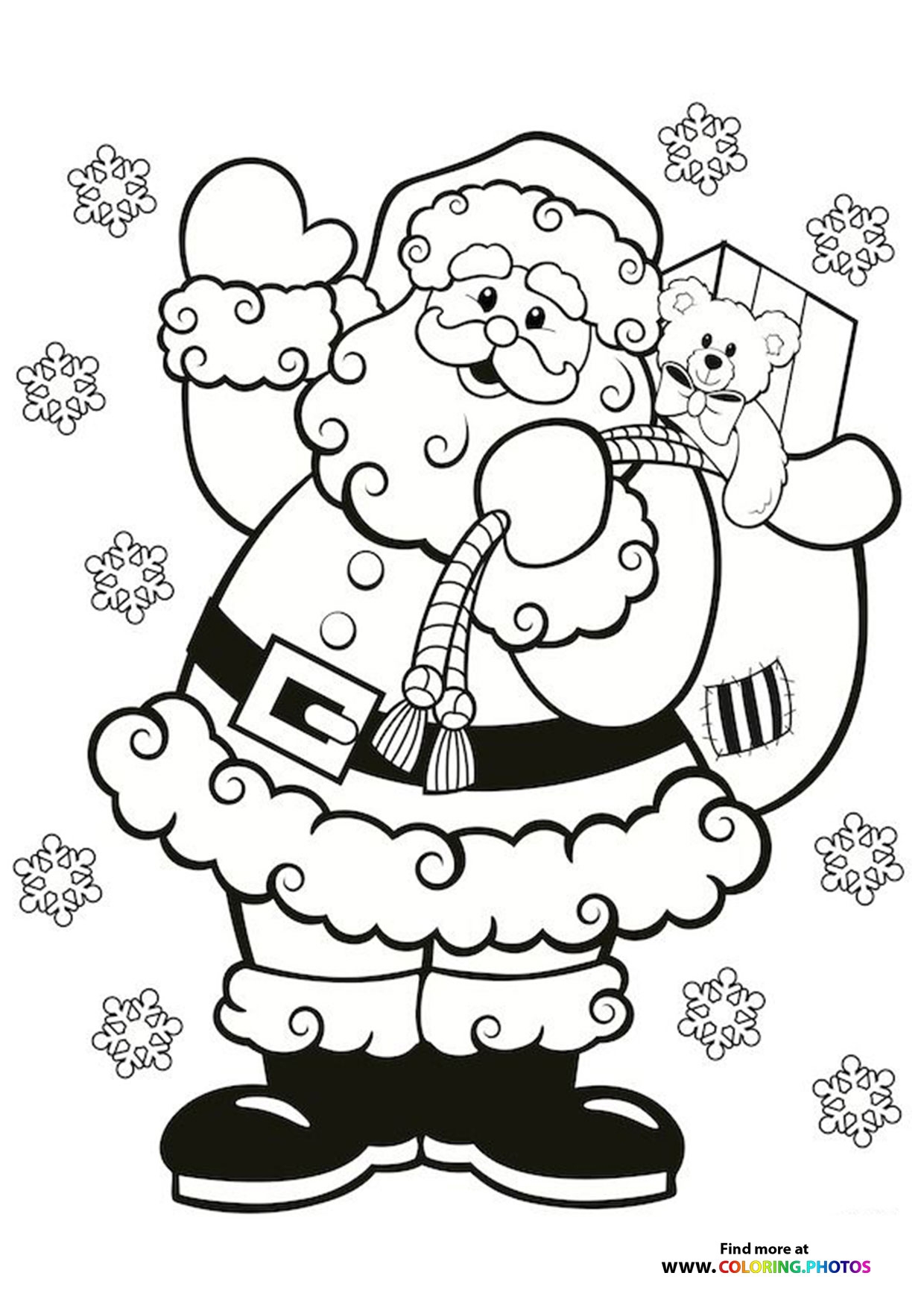 Christmas Coloring Pages For Kids Free And Easy Print Or Download