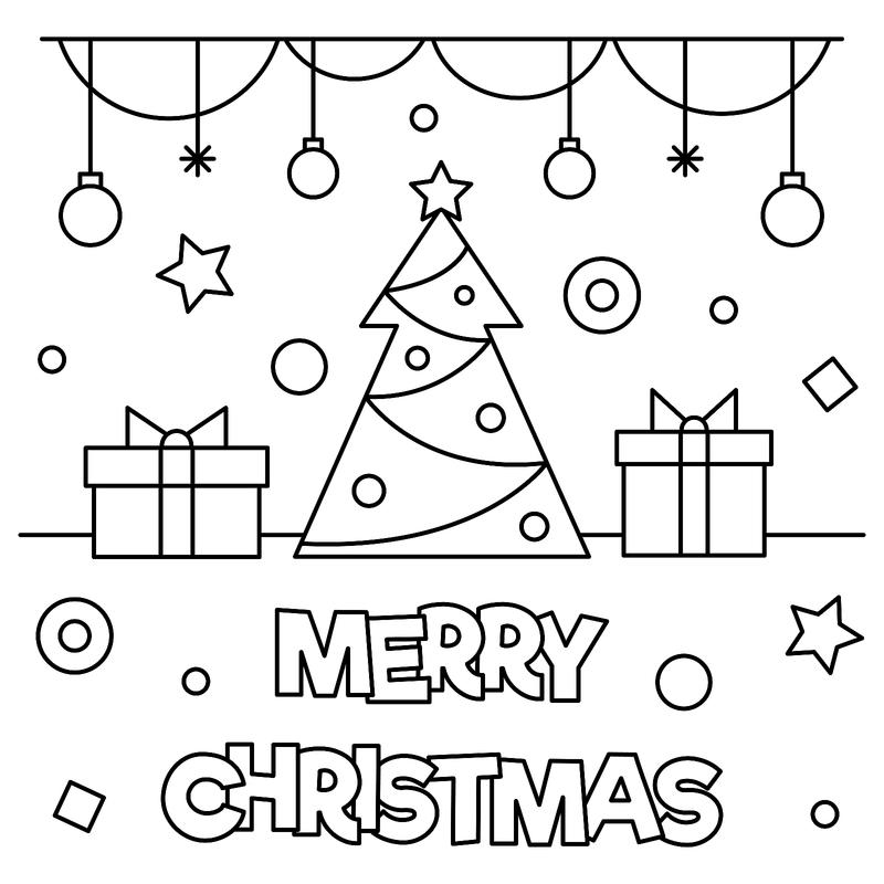 Free Printable Preschool Christmas Coloring Pages