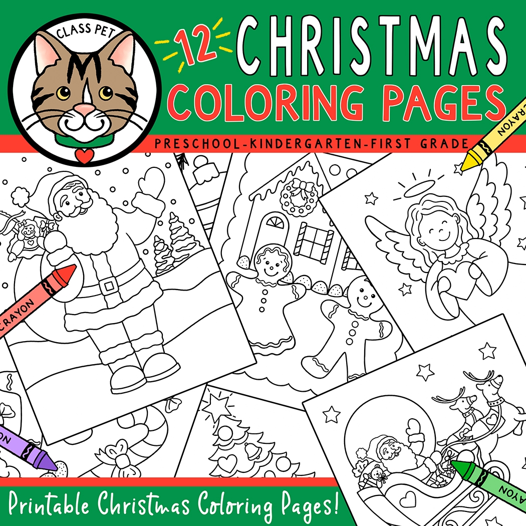 Christmas Pictures To Color For Preschoolers Christmas Pictures To Color For Preschoolers