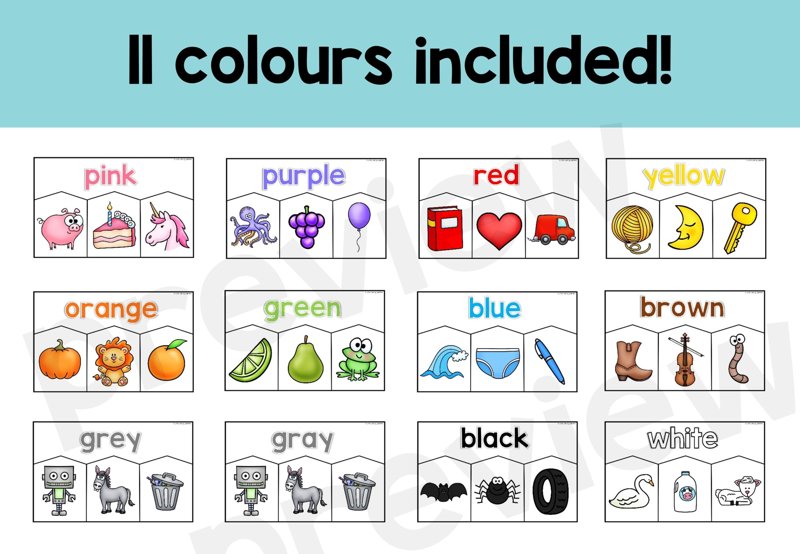 Colour Puzzles For Toddlers And Preschoolers