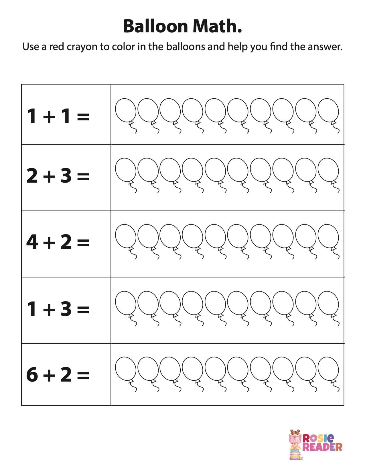 Preschool Homework Pages