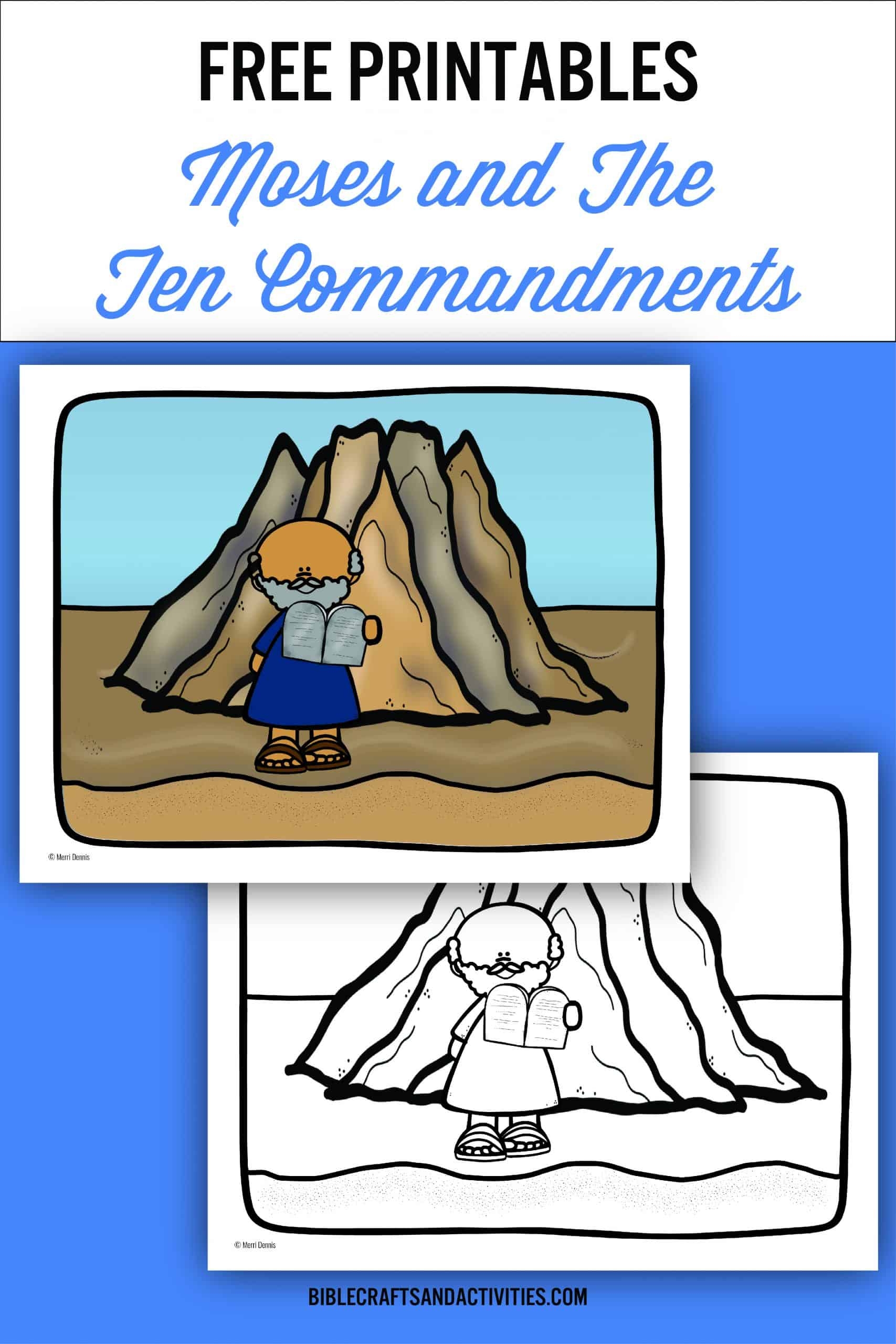 Crafts Ten Commandments Bible Crafts And Activities